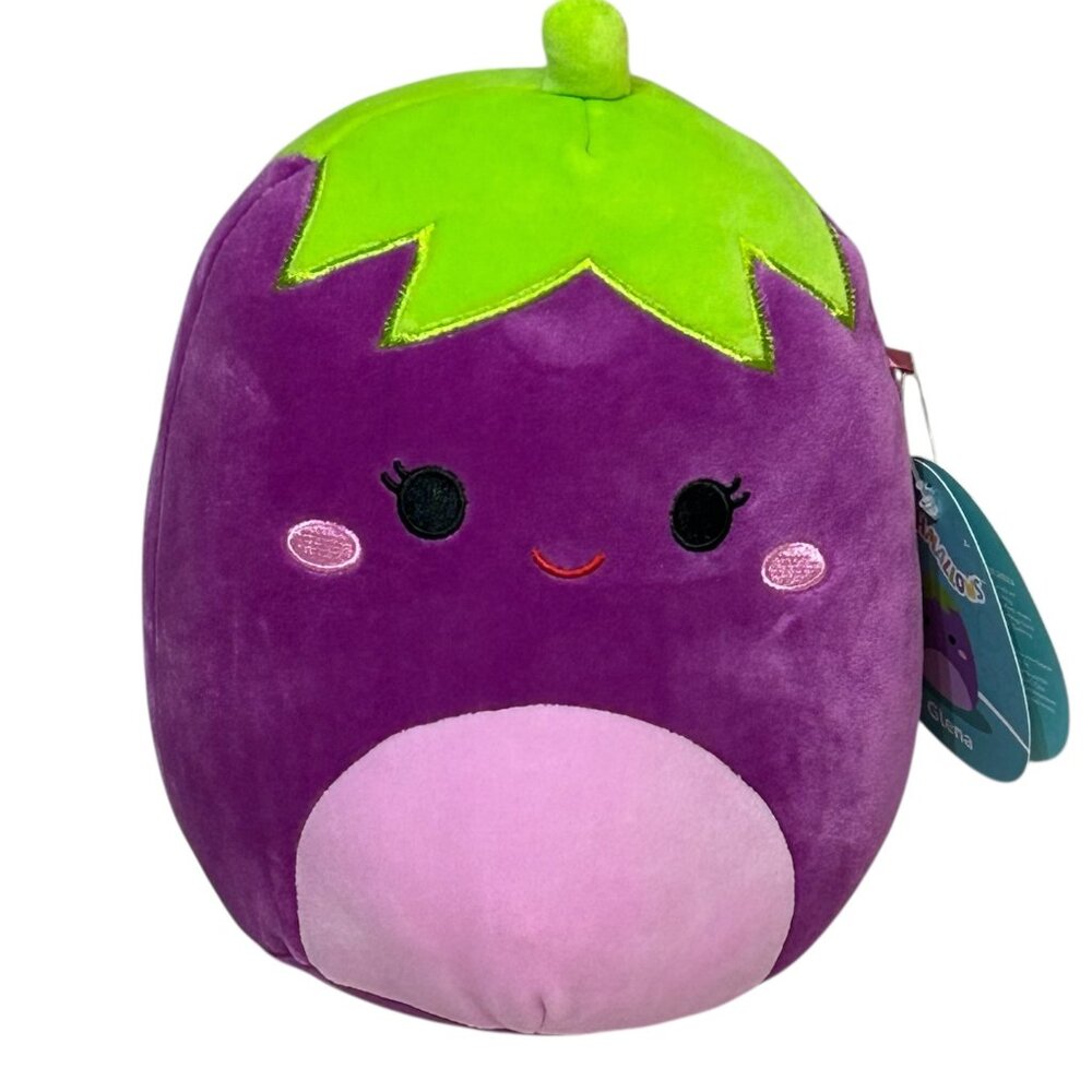NWT Squishmallow Glena the Eggplant 8"